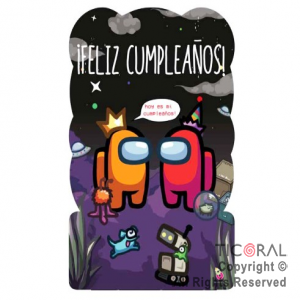 AMONG US PI�ATA CARTON x 1